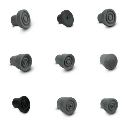 رؤوس مطاطية للعكازات والمشايات والعصي الطبية