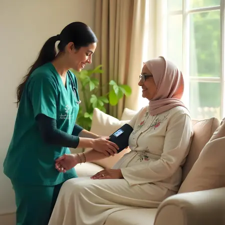   متابعة قياس الضغط والسكر