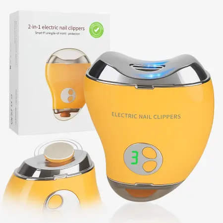2-in-1 Electric Nail Trimmer Cutter