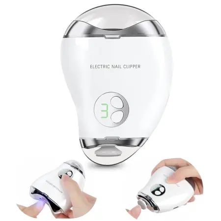 2-in-1 Electric Nail Trimmer Cutter