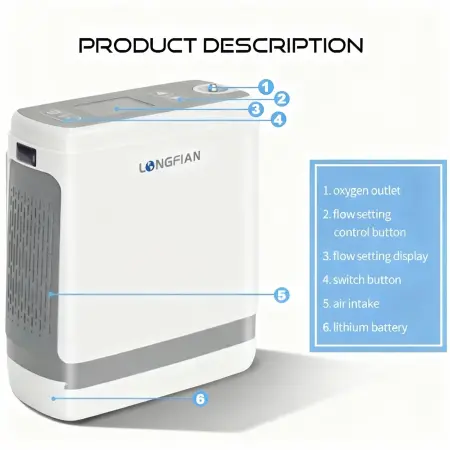 جهاز تركيز الأكسجين المتنقل