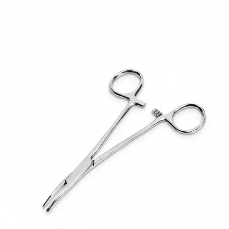 ملقط هالستيد الجراحي، منحني، ‎5 انش