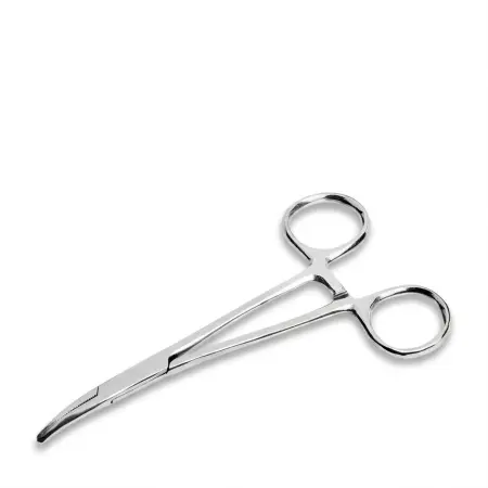 ملقط هالستيد الجراحي، منحني، ‎5 انش