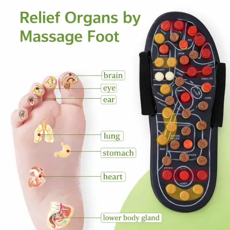 Foot Sole Acupoint Massage Slippers