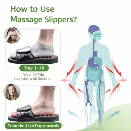 Foot Sole Acupoint Massage Slippers