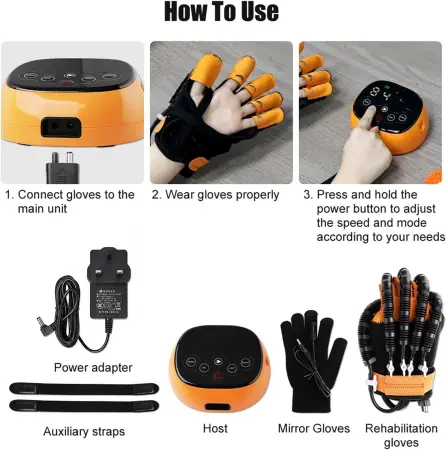 Rehabilitation Robot Hand Training Glove