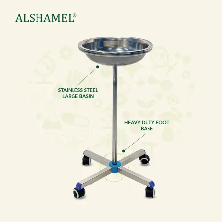 Single Stainless Steel Basin Stand