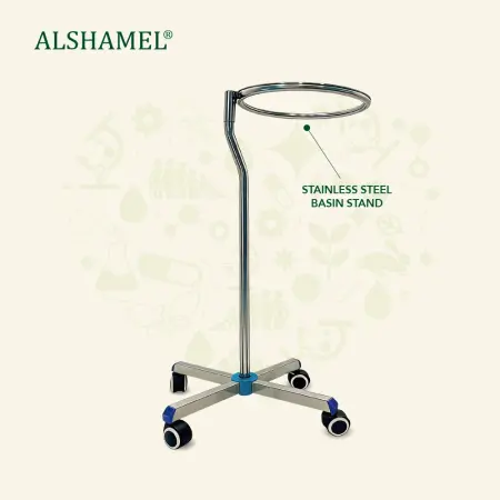 Single Stainless Steel Basin Stand