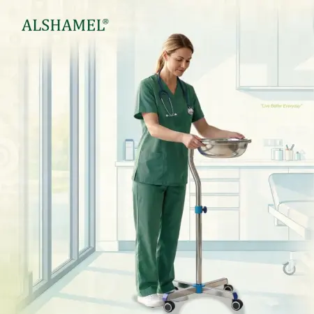 Single Stainless Steel Basin Stand