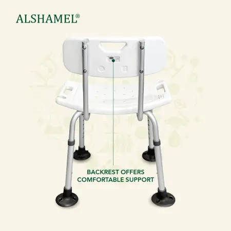 Shower Chair with Back Support