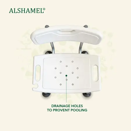 Shower Chair with Back Support