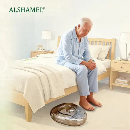 Portable Stainless Steel Bedpan with Lid