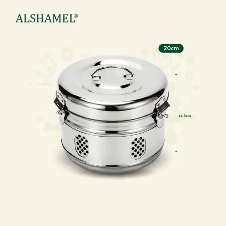 Round Medical Sterilizer Container