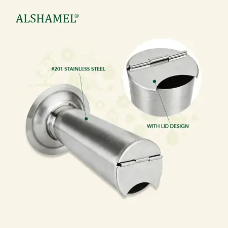 Stainless Steel Tweezers Canister