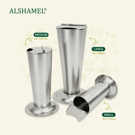 Stainless Steel Tweezers Canister
