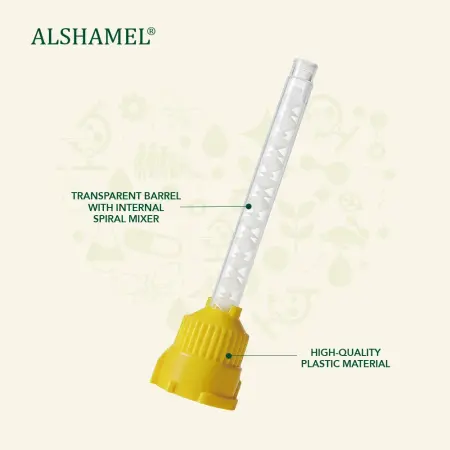 5x5 mm Dental Mixing Tips (Yellow)