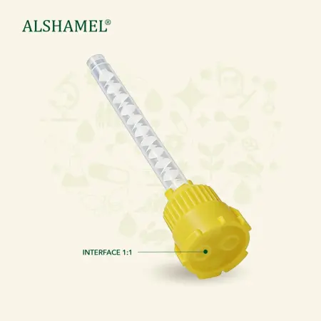 5x5 mm Dental Mixing Tips (Yellow)