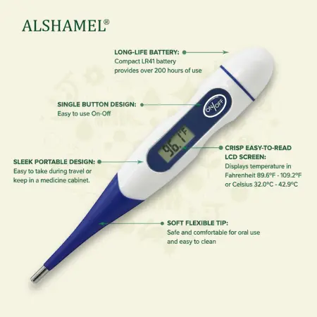 Flexible Tip Digital Thermometer
