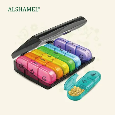 Weekly Pill Organizer 7 Days 3 Times