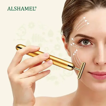 24K Gold Pulse Facial Massager