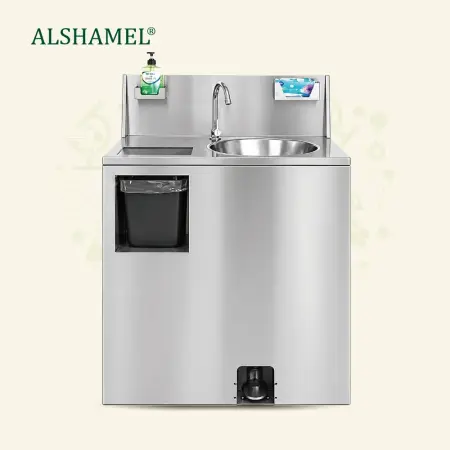 Portable Sink With Trashcan