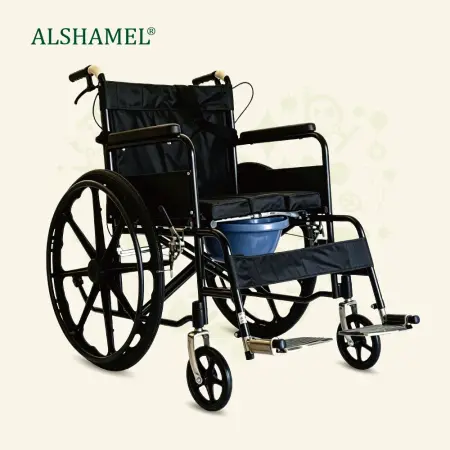 Wheelchair with Commode