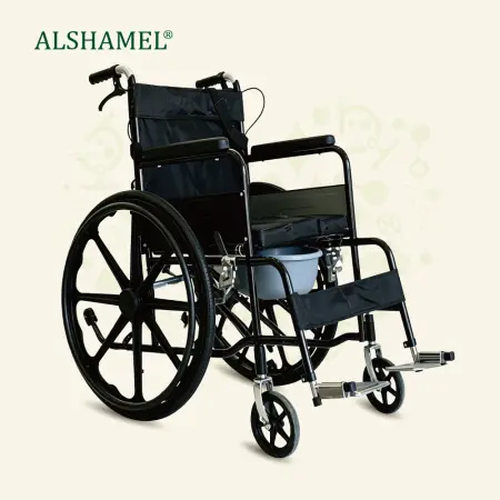 Manual Wheelchair with Commode