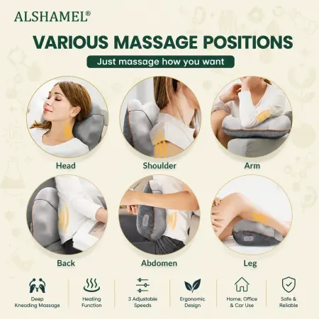 Wireless Back Massage Pillow