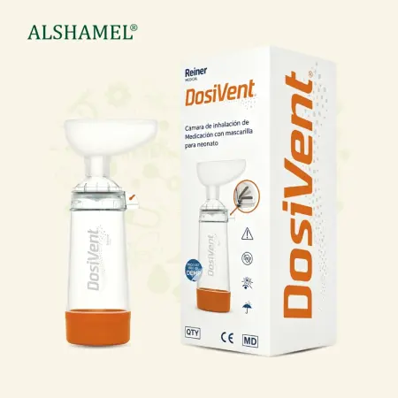 DOSIVENT Neonatal Valved Holding Chamber with Mask