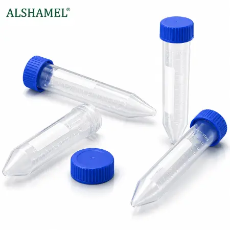 أنبوب طرد مركزي بغطاء لولبي