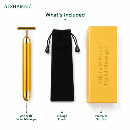 24K Gold Pulse Facial Massager