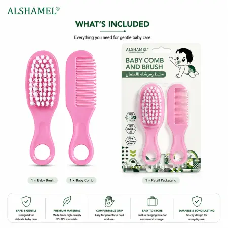 Baby Comb and Brush