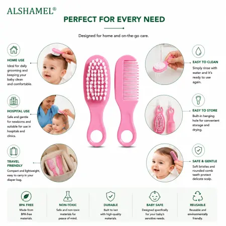 Baby Comb and Brush