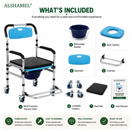 Multi-Function Shower Chair