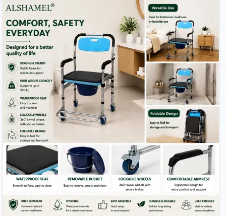 Multi-Function Shower Chair