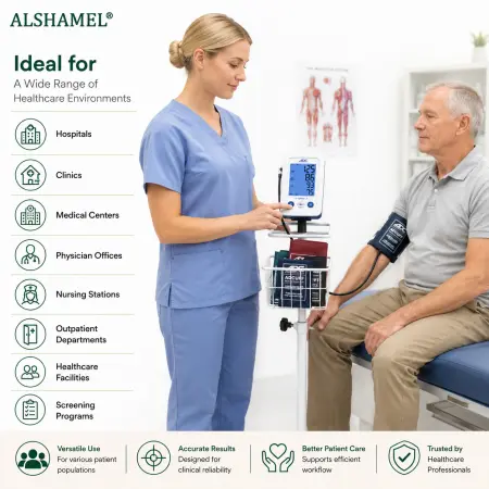 e-sphyg™ 3+ Digital Blood Pressure Monitor with Adcuff+, Mobile Stand & Basket