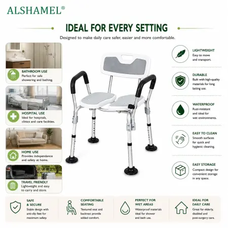 3D Shower Chair