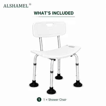 Shower Chair with Back Support