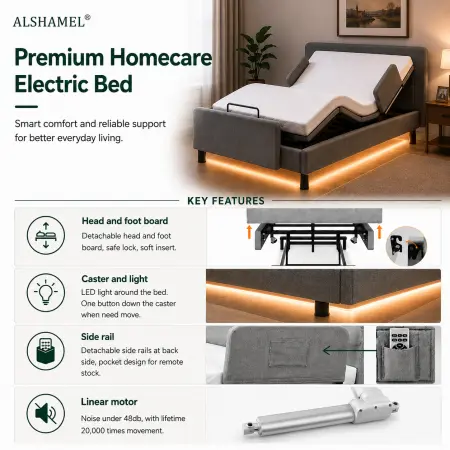 Premium Homecare Electric Bed