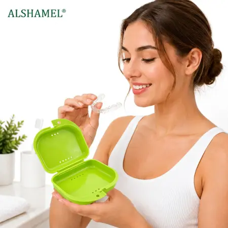 علبة مثبت مع فتحات