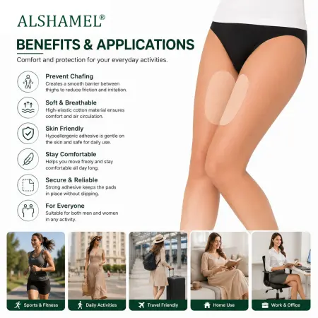 Comfort Anti-Friction Thigh Pads