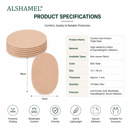 Comfort Anti-Friction Thigh Pads