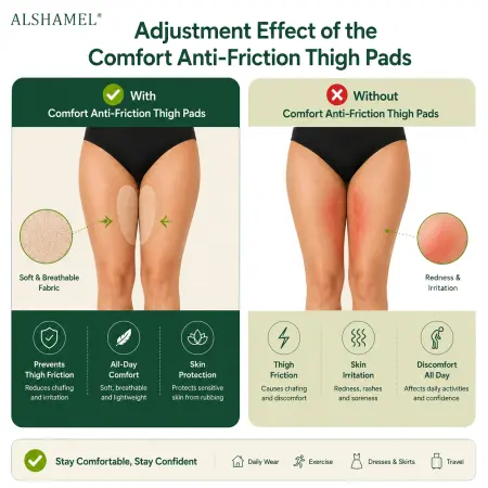 Comfort Anti-Friction Thigh Pads