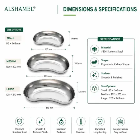 Stainless Steel Kidney Tray