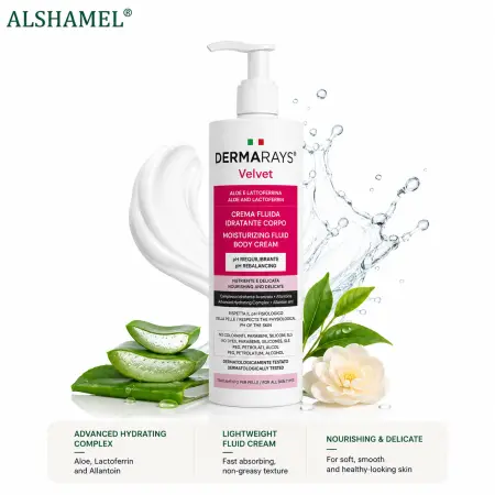 Dermarays Velvet Moisturizing Fluid Body Cream