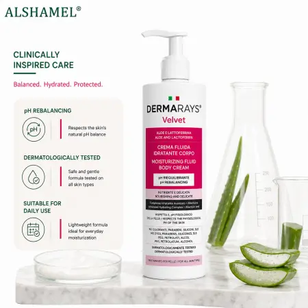 Dermarays Velvet Moisturizing Fluid Body Cream