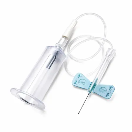 23G Butterfly Needle Blood Collection Set with Safety and Pre-Attached Holder
