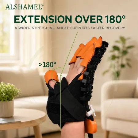 Rehabilitation Robot Hand Training Glove