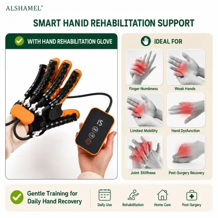 Rehabilitation Robot Hand Training Glove