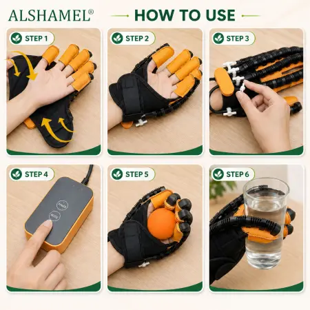 Rehabilitation Robot Hand Training Glove